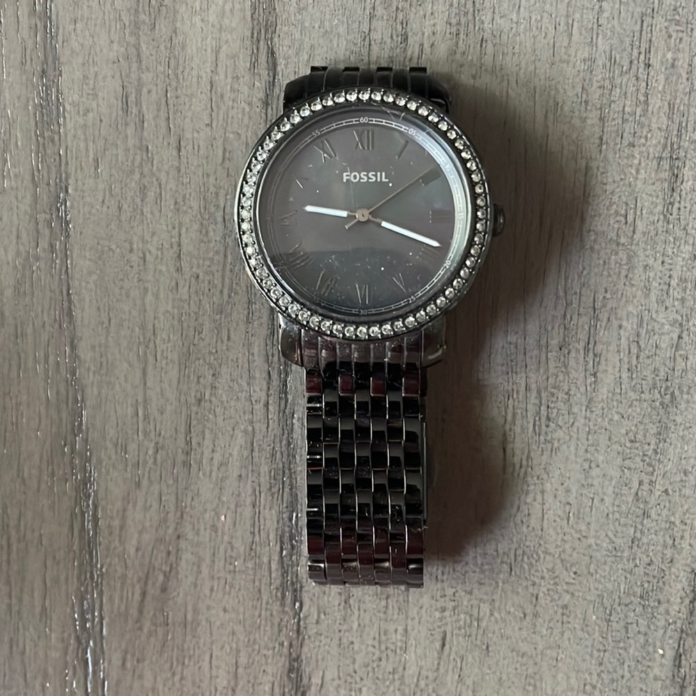 Fossil Black Metal Watch